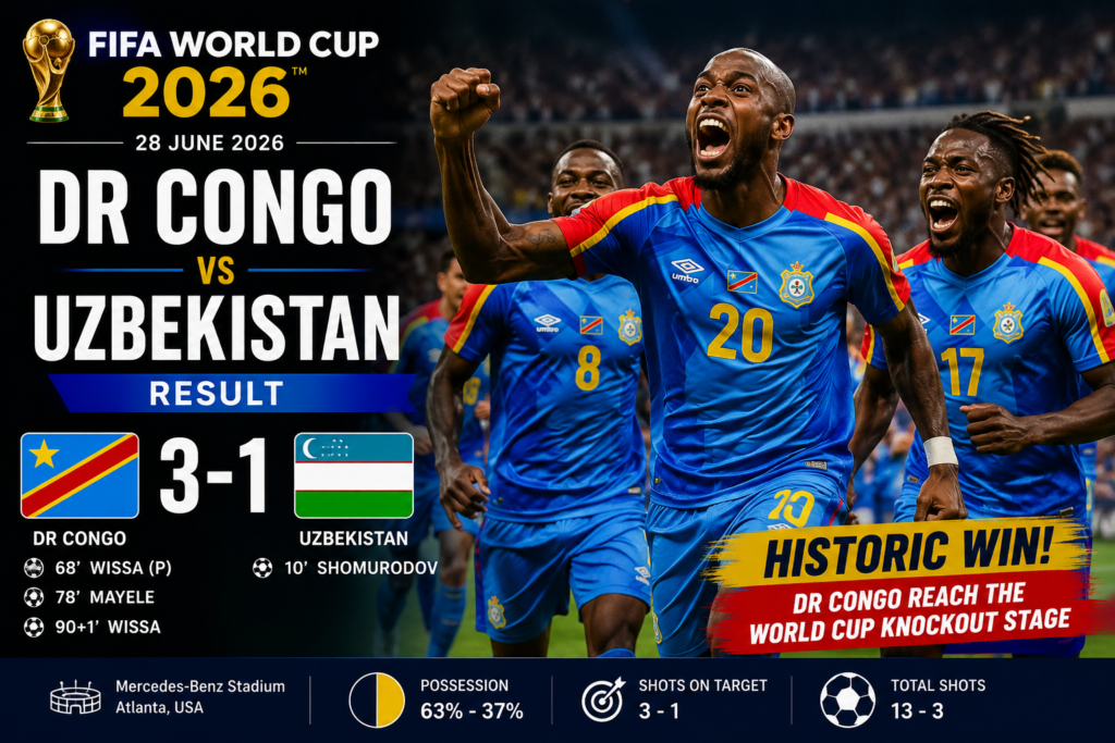 DR Congo vs Uzbekistan