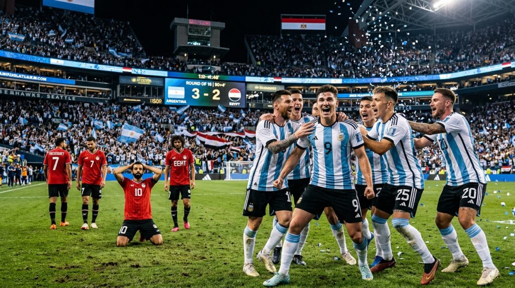 Argentina 3-2 Egypt