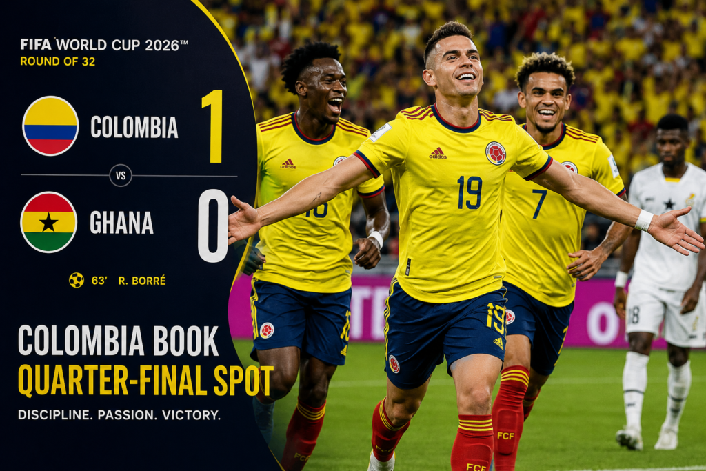 Colombia beat Ghana
