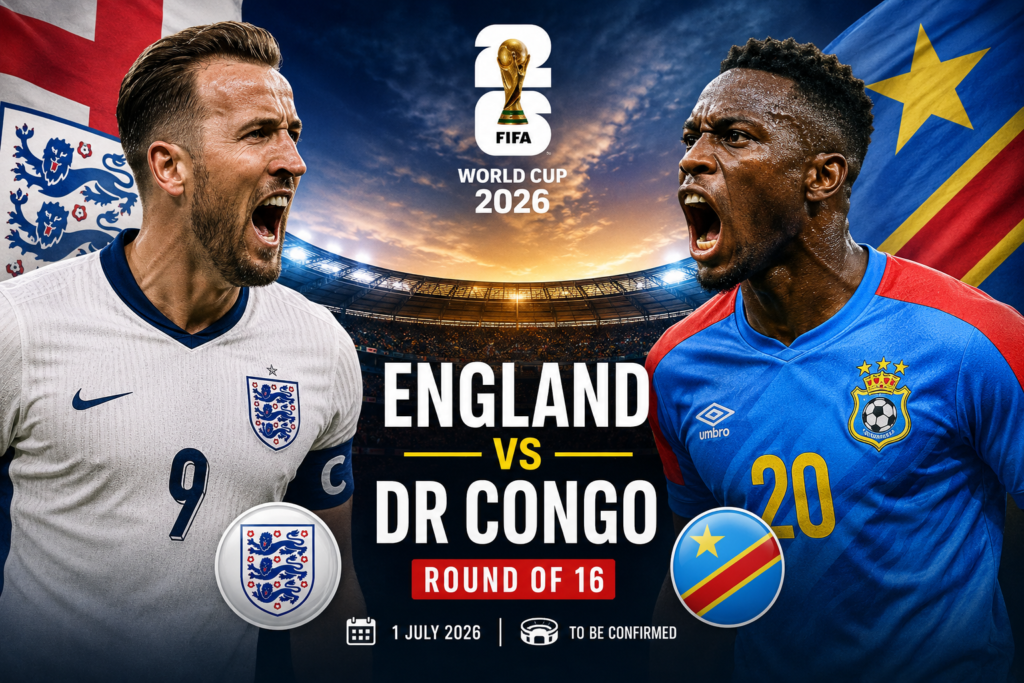 England vs DR Congo