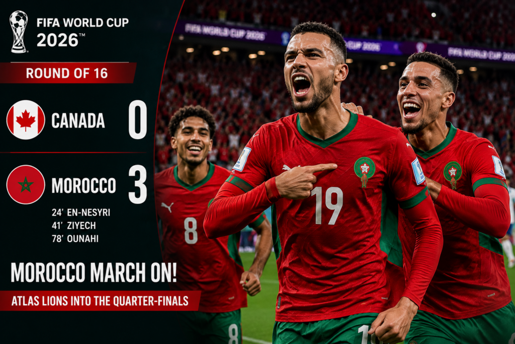 Morocco beat canada