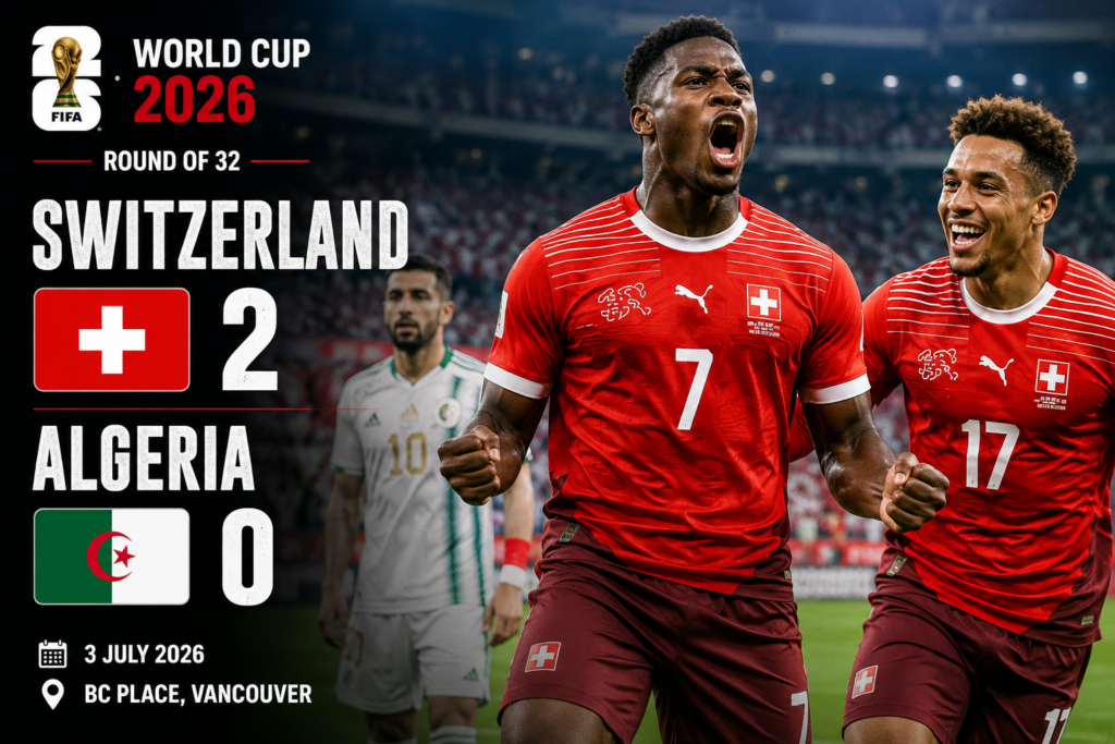 Switzerland vs Algeria