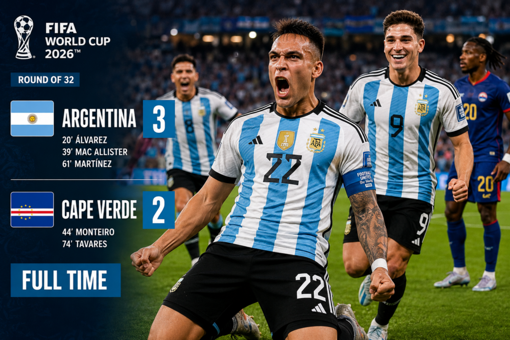 Argentina vs Cape Verde