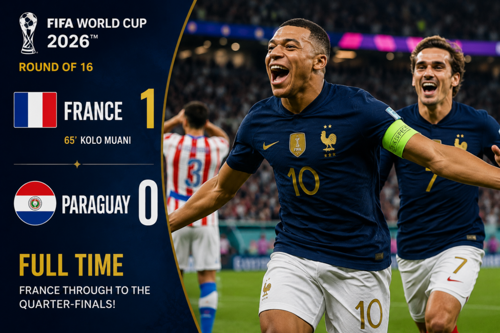 France vs Paraguay